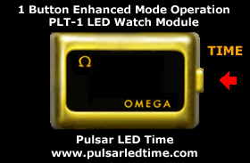 One Button Enhanced Mode Operation, PLT-1 LED Watch Module