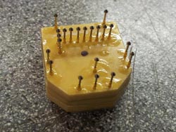 PLT-1 Test Pod Construction Spring loaded test pins